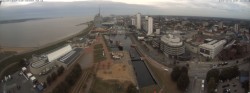 Archiv Foto Webcam Bremerhaven: Alter und Neuer Hafen 08:00