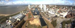Archiv Foto Webcam Bremerhaven: Alter und Neuer Hafen 09:00