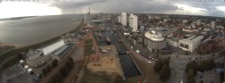 Archiv Foto Webcam Bremerhaven: Alter und Neuer Hafen 13:00