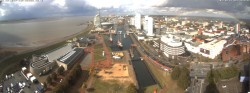 Archiv Foto Webcam Bremerhaven: Alter und Neuer Hafen 13:00