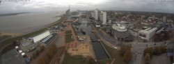 Archiv Foto Webcam Bremerhaven: Alter und Neuer Hafen 07:00
