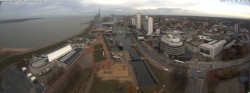 Archiv Foto Webcam Bremerhaven: Alter und Neuer Hafen 07:00