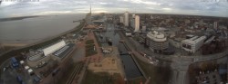 Archived image Webcam Bremerhaven: Old and New Harbour 07:00