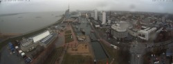 Archiv Foto Webcam Bremerhaven: Alter und Neuer Hafen 07:00