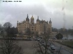 Archiv Foto Webcam Blick auf das Schloss Schwerin 08:00