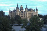 Archiv Foto Webcam Blick auf das Schloss Schwerin 19:00