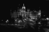 Archived image Webcam View of Schwerin Palace 23:00