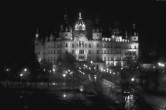 Archiv Foto Webcam Blick auf das Schloss Schwerin 19:00