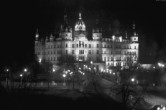 Archived image Webcam View of Schwerin Palace 03:00