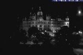 Archiv Foto Webcam Blick auf das Schloss Schwerin 23:00