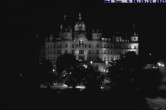 Archiv Foto Webcam Blick auf das Schloss Schwerin 23:00