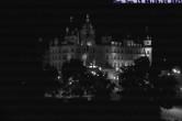 Archiv Foto Webcam Blick auf das Schloss Schwerin 23:00