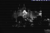 Archiv Foto Webcam Blick auf das Schloss Schwerin 01:00