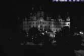 Archiv Foto Webcam Blick auf das Schloss Schwerin 23:00