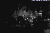 Archiv Foto Webcam Blick auf das Schloss Schwerin 23:00