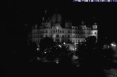 Archiv Foto Webcam Blick auf das Schloss Schwerin 01:00