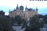 Archived image Webcam View of Schwerin Palace 19:00