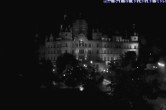 Archiv Foto Webcam Blick auf das Schloss Schwerin 01:00
