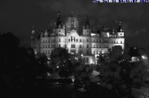 Archiv Foto Webcam Blick auf das Schloss Schwerin 03:00