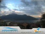 Archived image Webcam Lake Como - Water Sports Center Domaso 19:00