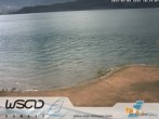 Archiv Foto Webcam Comer See - Strand in Domaso 09:00