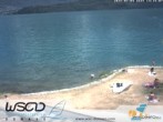 Archiv Foto Webcam Comer See - Strand in Domaso 13:00