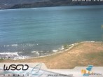 Archiv Foto Webcam Comer See - Strand in Domaso 09:00