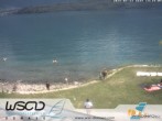 Archiv Foto Webcam Comer See - Strand in Domaso 13:00