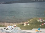 Archiv Foto Webcam Comer See - Strand in Domaso 15:00