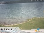 Archiv Foto Webcam Comer See - Strand in Domaso 09:00