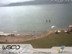 Archiv Foto Webcam Comer See - Strand in Domaso 09:00