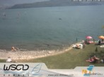 Archiv Foto Webcam Comer See - Strand in Domaso 13:00