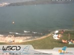 Archiv Foto Webcam Comer See - Strand in Domaso 17:00