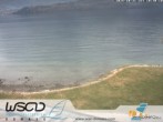 Archiv Foto Webcam Comer See - Strand in Domaso 09:00