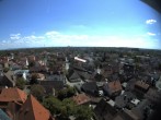 Archived image Webcam View from the church to the town square in Zirndorf 11:00