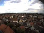 Archived image Webcam View from the church to the town square in Zirndorf 17:00