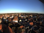 Archived image Webcam View from the church to the town square in Zirndorf 17:00
