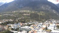 Archived image Webcam Panoramic view of Landeck 08:00