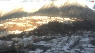 Archiv Foto Webcam Panoramablick über Landeck 07:00