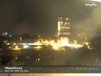 Archived image Webcam Magdeburg Cathedral 23:00