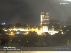 Archived image Webcam Magdeburg Cathedral 23:00