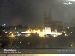 Archived image Webcam Magdeburg Cathedral 01:00