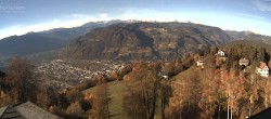 Archived image Webcam Bozen - Panoramic view Hotel Kohlern 13:00