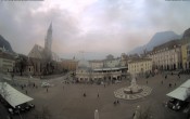 Archiv Foto Webcam Waltherplatz Bozen 09:00