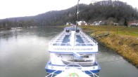 Archived image Webcam Weltenburg Cruise Ship 04:00