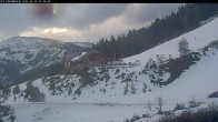 Archived image Webcam Oxenalm Hut - Donnersbachwald 06:00