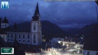 Archiv Foto Webcam Mariazell - Blick auf die Basilika 03:00