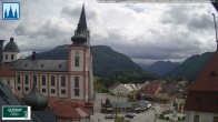 Archiv Foto Webcam Mariazell - Blick auf die Basilika 13:00