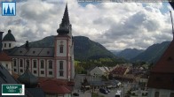 Archiv Foto Webcam Mariazell - Blick auf die Basilika 15:00