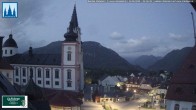 Archiv Foto Webcam Mariazell - Blick auf die Basilika 03:00